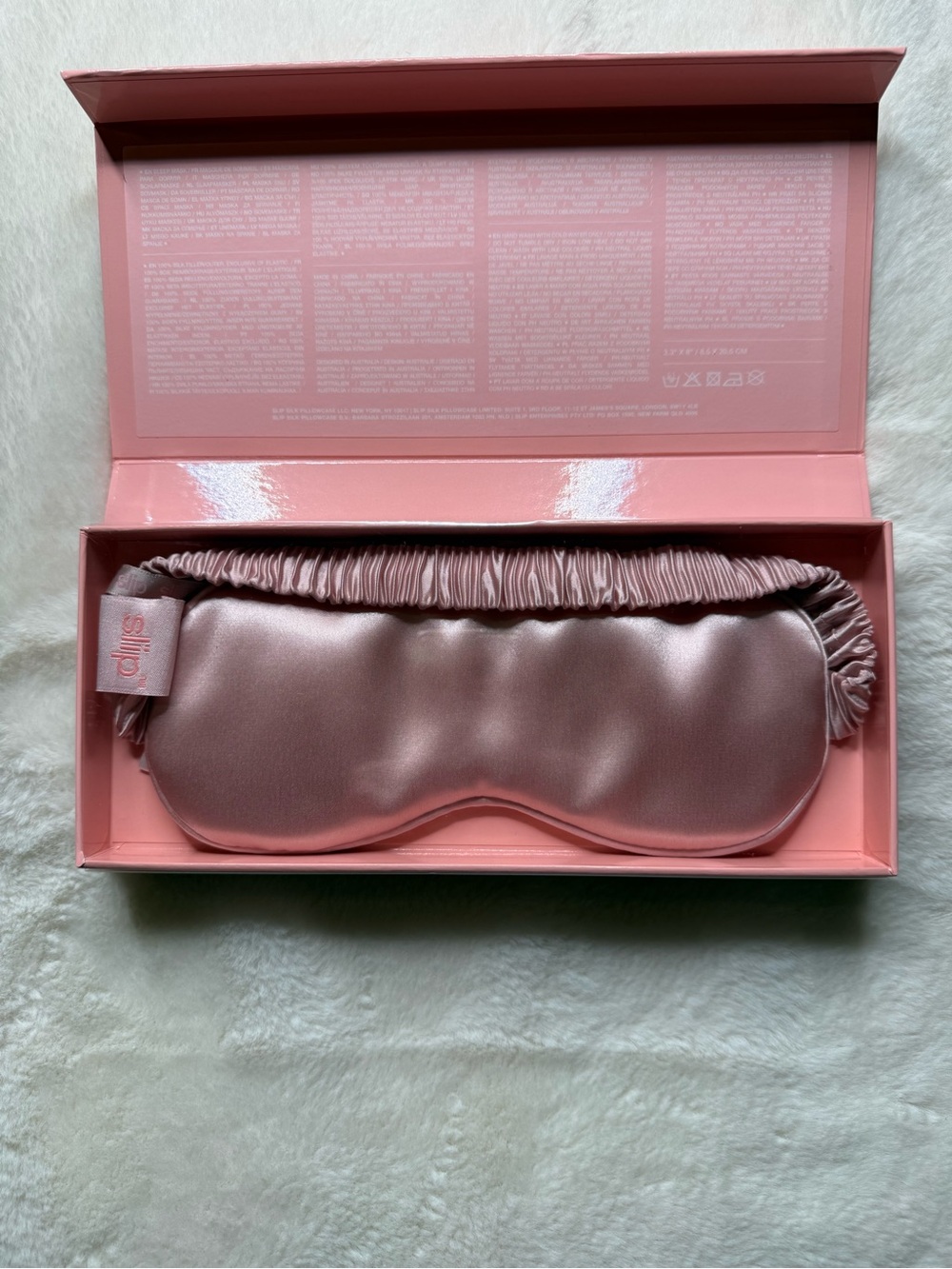 Slip Silk Sleep Mask in Rose Blush
